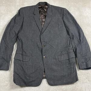 VTG Alexandre Blazer Sport Coat Mens XL Gray Notch Lapel England Menswear